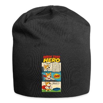 Inbox Zero Office Hero - Jersey Beanie - black - Front