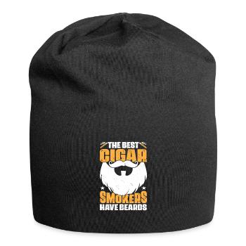 The Best Cigar Smokers Have Beards Funny Cigar - Jersey-Beanie - Schwarz - Vorne