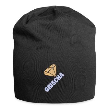 Grischa - Jersey-Beanie - Schwarz - Vorne