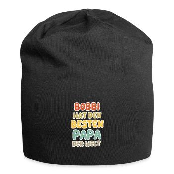 Bobbi as a baby - Jersey Beanie - black - Front