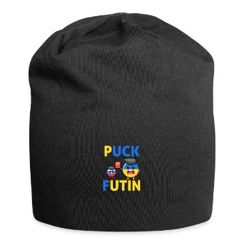 Puck Futin I support ukraine - Jersey Beanie - black - Front