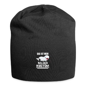 Beluga Wal Kostüm Ozean Tier Geschenk Beluga - Jersey-Beanie - Schwarz - Vorne