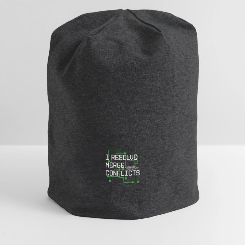 I Resolve Merge Conflicts Coder Software Developer Jersey-Beanie