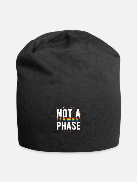Not A Phase Gay Bisexual Pride Rainbow Lgbtq Diver - Jersey-Beanie - Schwarz