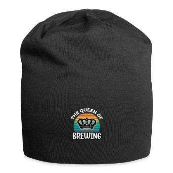 The Queen Of Brewing Homebrewing Brewery Craftbeer - Jersey-Beanie - Schwarz - Vorne