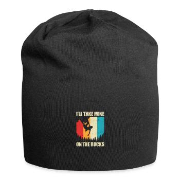 I'll Take Mine On The Rocks Bouldering Boulder Cli - Jersey-Beanie - Schwarz - Vorne