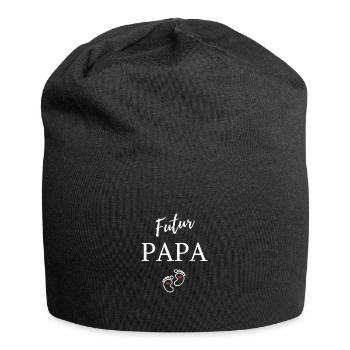 Futur Papa - Bonnet en jersey - noir - Devant