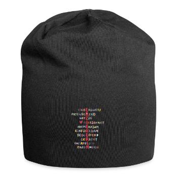 erzieherin - Jersey-Beanie - Schwarz - Vorne