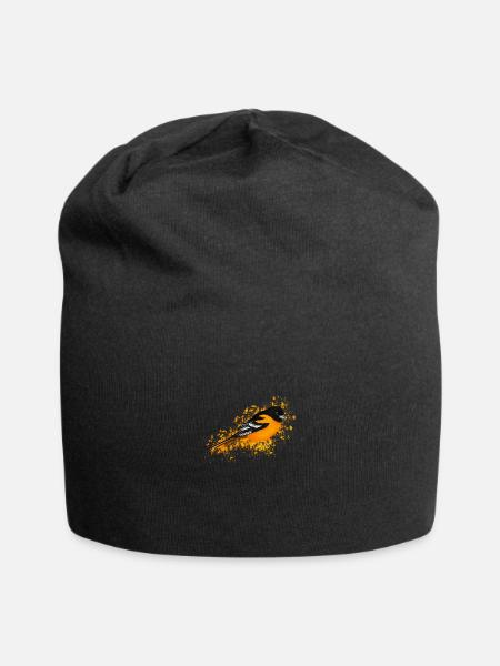 Oriole Vogel Biologe Ornithologe Tier - Jersey-Beanie - Schwarz