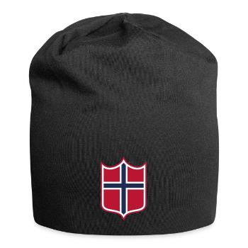 Norwegen - Jersey-Beanie - Schwarz - Vorne