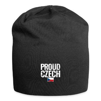 Proud Czech Republic Czech Flag Czech - Jersey Beanie - black - Front