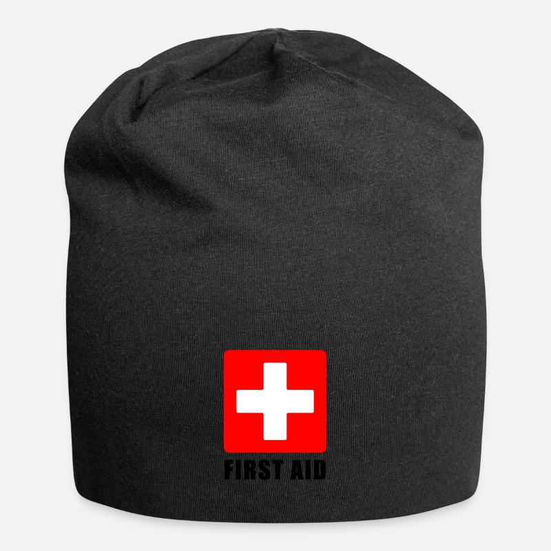 PREMIERS SECOURS - Bonnet en jersey - noir