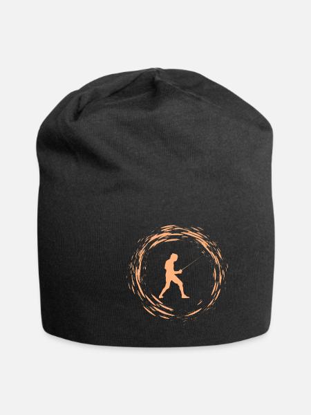 Fechten - Jersey-Beanie - Schwarz