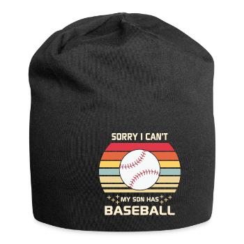 Sorry i can't my son has Baseball - Jersey Beanie - black - Front