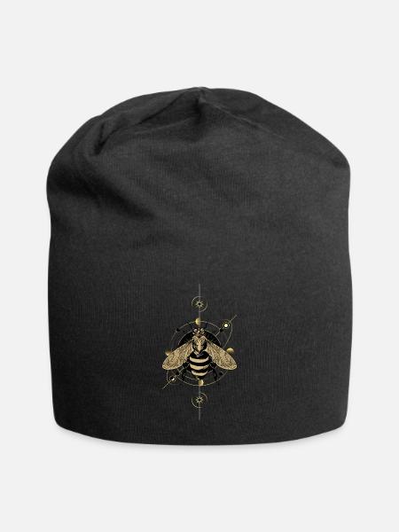 Imker Bienen Honig Bienenzüchter Biene - Jersey-Beanie - Schwarz