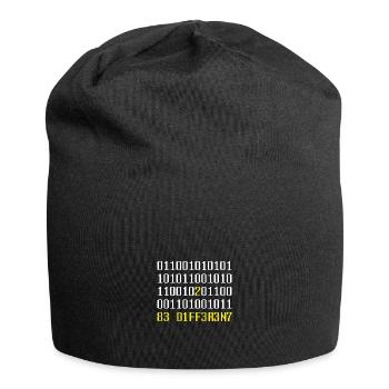 be different - Jersey Beanie - black - Front