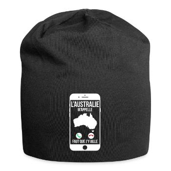 L'Australie m'appelle - Faut que j'y aille - Bonnet en jersey - noir - Devant