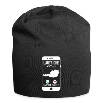 L'Autriche m'appelle - Faut que j'y aille - Bonnet en jersey - noir - Devant