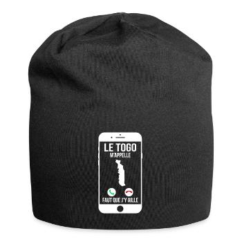 Le Togo m'appelle - Faut que j'y aille - Bonnet en jersey - noir - Devant