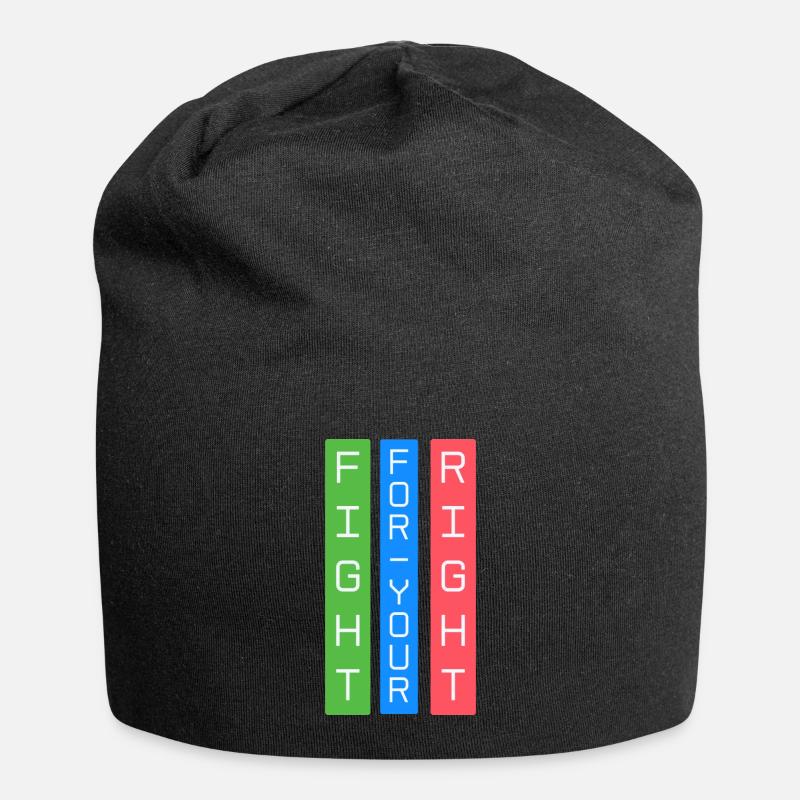 fight for your right - Jersey Beanie - black