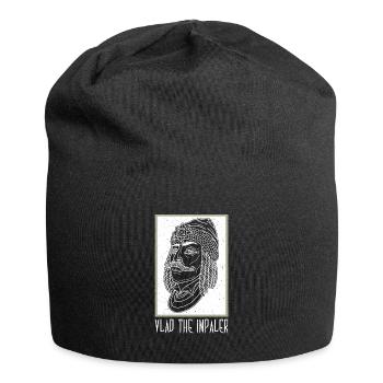 Vampir Balkan Vlad Tepes Rumänien Impaler - Jersey-Beanie - Schwarz - Vorne