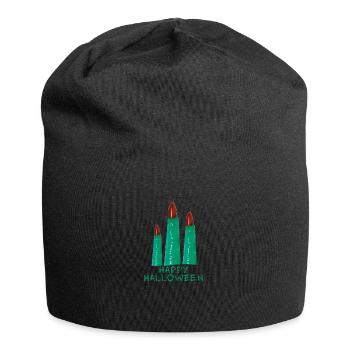 halloween,doigt,joyeux halloween,doigts verts, - Bonnet en jersey - noir - Devant