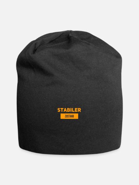 ich bleibe mir treu - Jersey-Beanie - Schwarz