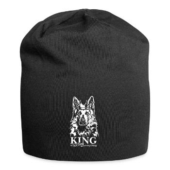 Berger suisse blanc Roi Chien Dicton - Bonnet en jersey - noir - Devant