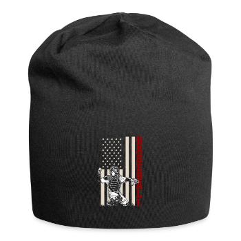 Récepteurs de drapeau américain de baseball US Sportsman - Bonnet en jersey - noir - Devant