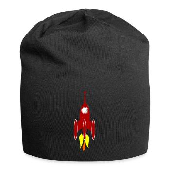 rocket - Jersey Beanie - black - Front