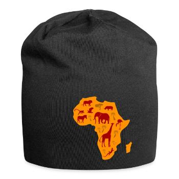 Safari africain Afrique Serengeti continent désert - Bonnet en jersey - noir - Devant