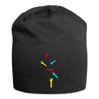 Wrench Icon - Jersey Beanie - black - Front