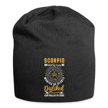 Zodiac Sign Zodiac Star Element - Jersey Beanie - black - Front