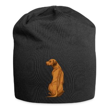 Rhodesian Ridgeback Dog Gift - Jersey Beanie - black - Front