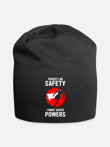 Alltag Superheld Cape Beruf - Jersey-Beanie - Schwarz