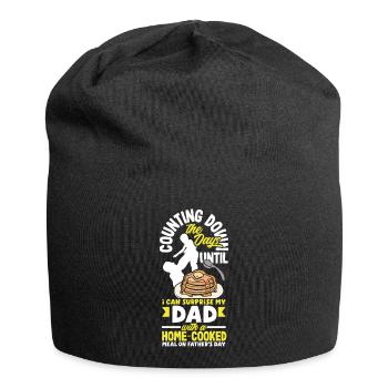 Counting Down the Days Father's Day - Jersey-Beanie - Schwarz - Vorne