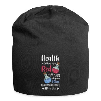Potion Heilpraktiker Natürlich - Jersey-Beanie - Schwarz - Vorne