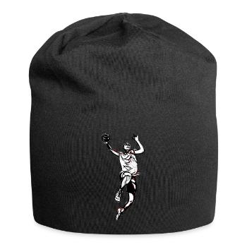 Ballsport - Jersey-Beanie - Schwarz - Vorne