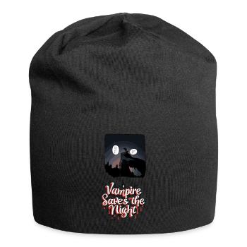 Comic Cutout Style - Vampire Saves the Night - Jersey Beanie - black - Front