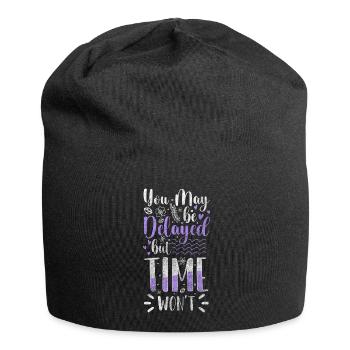 Sanduhr Zeitreise - Jersey-Beanie - Schwarz - Vorne