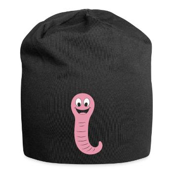 earthworm - Jersey Beanie - black - Front
