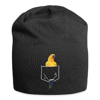 Parakeet, Parrot, Parakeet, Bird - Jersey Beanie - black - Front