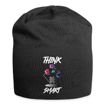 Think Smart Puzzle - Jersey Beanie - black - Front
