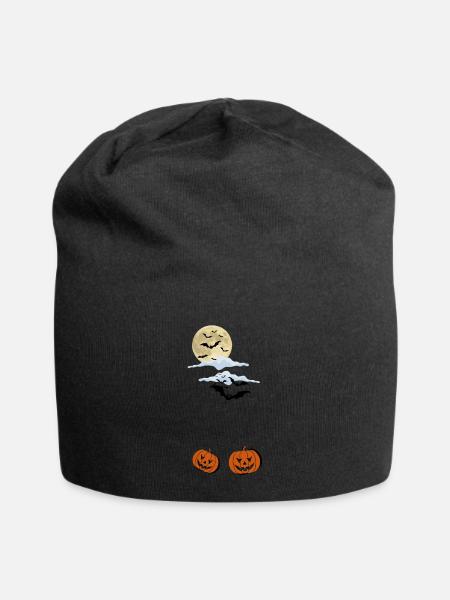 The night before Halloween - Jersey Beanie - black