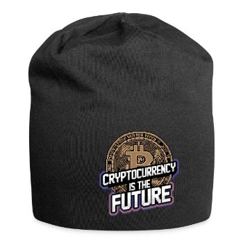 Cryptocurrency Is The Future 9 - Jersey-Beanie - Schwarz - Vorne