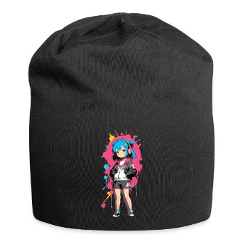 Street Art Fille 23239 - Bonnet en jersey - noir - Devant