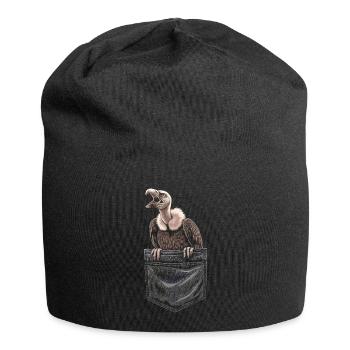 Geier - Jersey-Beanie - Schwarz - Vorne