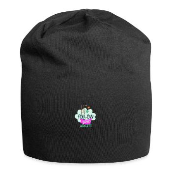 Follow your dreams - Bonnet en jersey - noir - Devant
