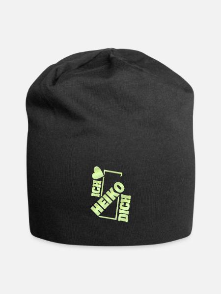 Liebespaar Liebe Heiko - Jersey-Beanie - Schwarz