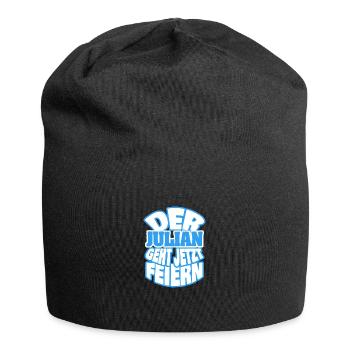 Julian - Jersey-Beanie - Schwarz - Vorne